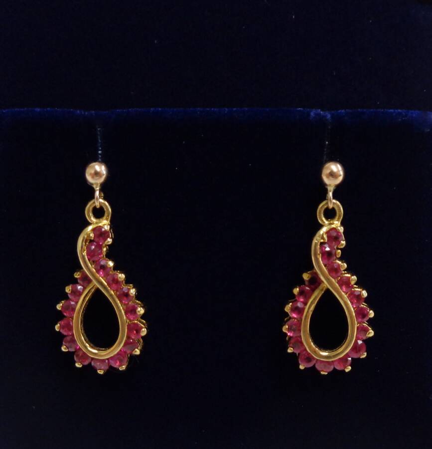 Carnelian Dangle Earrings — Mofeed Jewelry