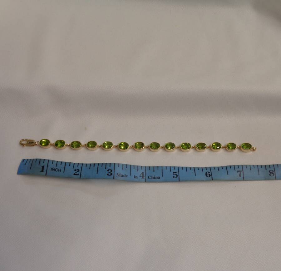 3mm Sterling Silver Shiny Balls & August Peridot Bracelet – Key West  Jewelry Stand