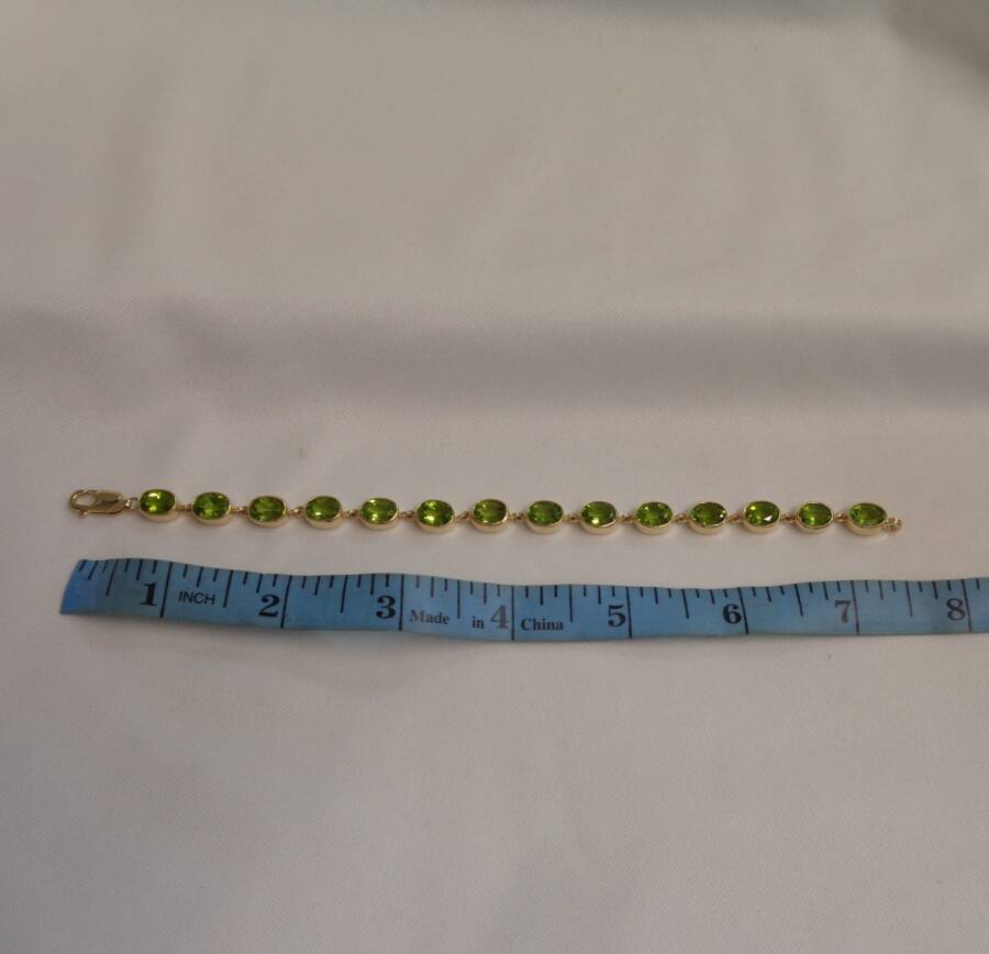 19th Century Peridot Bracelet