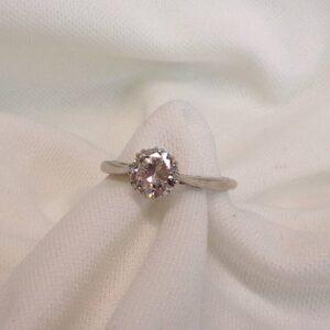 Quality 0.80ct Diamond Solitaire Ring in Platinum - Colour G/H Clarity VS2 - Size N - (S7864) - Image 6