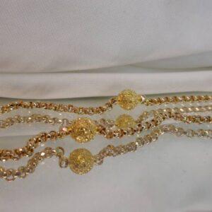 Antique Fancy Necklace 9ct Gold - 11.8g - 19'' Length (S8113) - Image 3