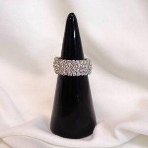 Spectacular 18ct Gold & Diamond Ring - 1.8ct Diamonds - Size N - 8.6g (S7755) - Image 9