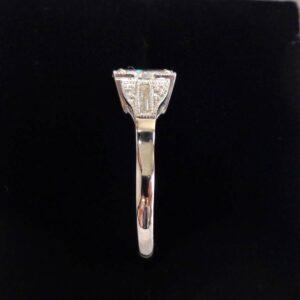 Stunning Art Deco 1.21ct Diamond Solitaire Ring Platinum - Certified - Size M (US 6.25) - S7747 - Image 3