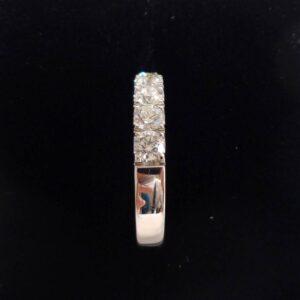 Fabulous 1.20ct Diamond Band 18ct White Gold - Size M 1/2 (US 6.5) - S7874 - Image 3