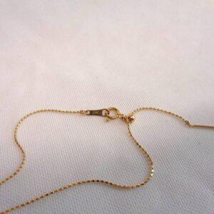 Beautiful Emerald Pendant 18ct Yellow Gold - Length 7mm - Chain 18in Adjustable (S8225) - Image 5