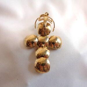 Masonic Orb/Ball/Cross Pendant all 9ct Yellow Gold - Length 58mm (S8321) - Image 6