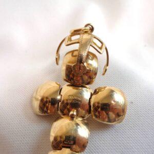 Masonic Orb/Ball/Cross Pendant all 9ct Yellow Gold - Length 58mm (S8321) - Image 7