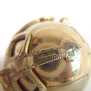 Masonic Orb/Ball/Cross Pendant all 9ct Yellow Gold - Length 58mm (S8321) - Image 8