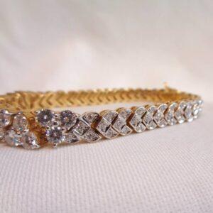 Stunning 6.00ct Diamond Bracelet 18ct Yellow Gold - Length 7 inch - Quality 28.9 grams (S8200) - Image 3