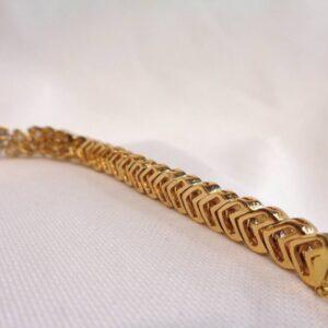 Stunning 6.00ct Diamond Bracelet 18ct Yellow Gold - Length 7 inch - Quality 28.9 grams (S8200) - Image 6