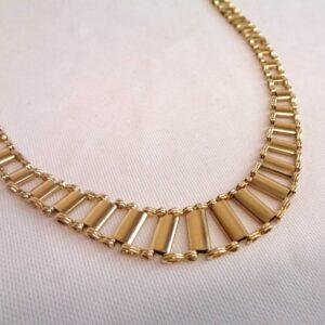 Unusual Necklace 9ct Yellow Gold - Length 17in (43.18cm) - 18.4g (S8146) - Image 3