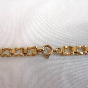 Unusual Necklace 9ct Yellow Gold - Length 17in (43.18cm) - 18.4g (S8146) - Image 5