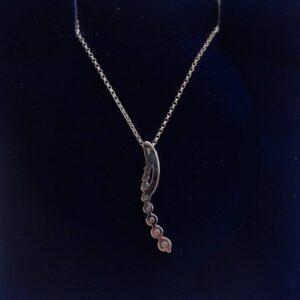 Beautiful 0.44ct Diamond Pendant 18ct White Gold - 16in Chain (S7715) - Image 2