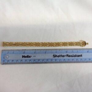 Fancy Panther/Kiss Link Bracelet 9ct Yellow Gold - Length 7 3/4in (S8319) - Image 7