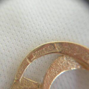 Ola Gorie Fancy Stud Earrings 9ct Yellow Gold - 19mm x 21mm (S8360) - Image 5