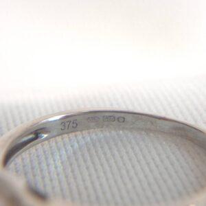 Cultured Pearl and Diamond Ring 9ct White Gold - Size N (US 6.75) (S8365) - Image 6