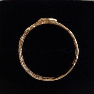 Buckle Ring 9ct Yellow Gold - Large Size W 1/2 (S8366) - Image 3