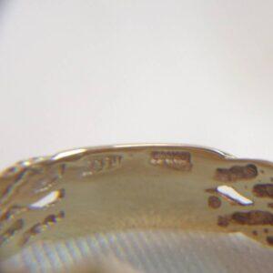 Buckle Ring 9ct Yellow Gold - Large Size W 1/2 (S8366) - Image 7