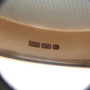 Solid 9 Carat Rose Gold Bangle - 23.8g - Heavy! - 60mm Diameter - 8mm Wide (S8188) - Image 3