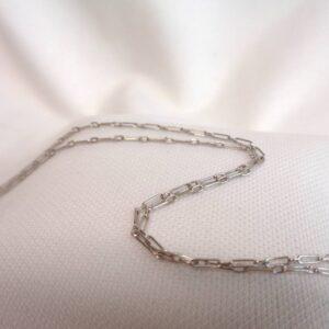 Antique Edwardian 3.00ct Diamond Necklace Platinum - Length 20in (51cm) (S7981) - Image 6