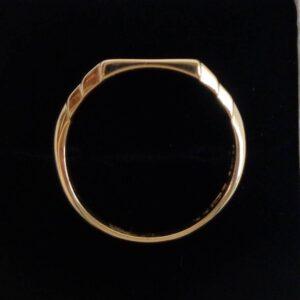 Vintage c.1964 Signet Ring Solid 9ct Yellow Gold - Size U (US 10) (S8376) - Image 3