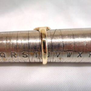 Vintage c.1964 Signet Ring Solid 9ct Yellow Gold - Size U (US 10) (S8376) - Image 9