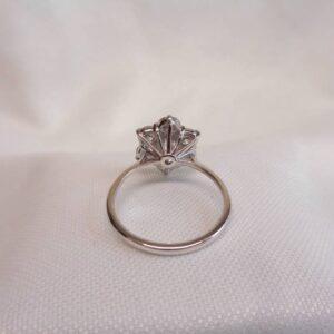 Quality 2.05ct Diamond Daisy Cluster Ring 18ct White Gold - Colour F/G Clarity VS! - Certified - Size P 1/2 (S8152) - Image 7