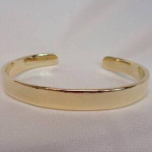 Solid Torque Bangle 9ct Yellow Gold - 31.6g Heavy! - 64mm x 53mm - 7.5mm width (S8370) - Image 4