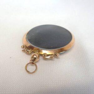 Antique c.1910 Double Sided Picture Locket 9ct Gold - Length 43mm  (S8384) - Image 5