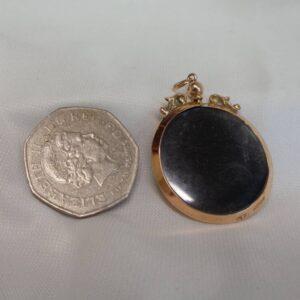 Antique c.1910 Double Sided Picture Locket 9ct Gold - Length 43mm  (S8384) - Image 7