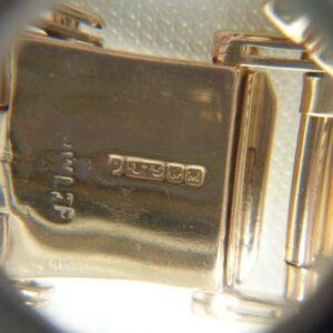 Vintage c.1986 Watch Strap Solid 9ct Yellow Gold - 30.9g Heavy! - 15.5mm Width - Length 16.2cm - 16.7cm (S8397) - Image 3