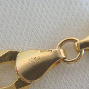 Curb Chain Solid 9ct Yellow Gold - Length 24 inches (60.96cm) - 34.2g (S8407) - Image 6