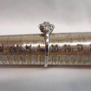 Antique 0.50ct Diamond Cluster Ring Platinum - Size L 1/2 (US 6) (S7568) - Image 7