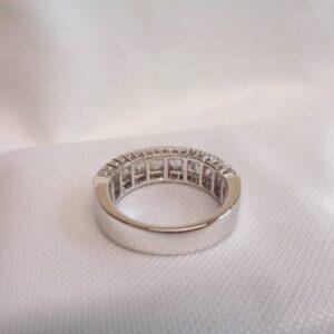 Quality 1.28ct Diamond Band 18ct White Gold - Size N - Colour G/H Clarity VS/SI (S8419) - Image 7
