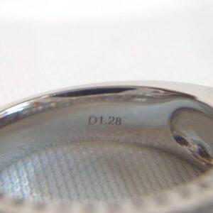 Quality 1.28ct Diamond Band 18ct White Gold - Size N - Colour G/H Clarity VS/SI (S8419) - Image 9