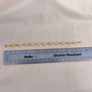 Natural Opal Bracelet 14ct Yellow Gold - Length 7 1/2in (S8428) - Image 4