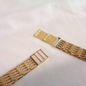 Watch Strap 9ct Yellow Gold - Length 6.4in - 26.6 grams (S8443) - Image 7