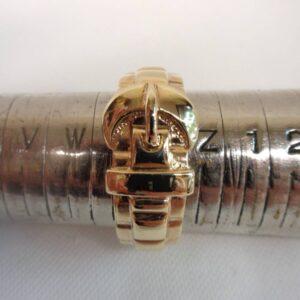 Buckle Ring Solid 9ct Yellow Gold - Size X 1/2 - 16.1g (S8479) - Image 6