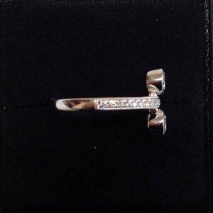 Quality 0.59ct Diamond 18ct White Gold Ring - Size N (S8470) - Image 2