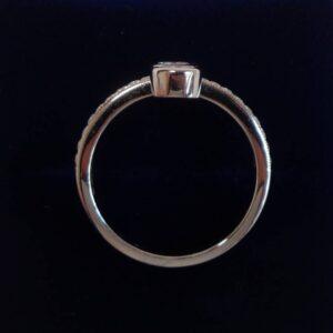 Quality 0.59ct Diamond 18ct White Gold Ring - Size N (S8470) - Image 3