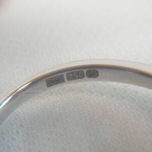 Quality Ruby and Diamond 18ct white Gold Ring - Size L (S7879) - Image 7