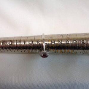 Quality Ruby and Diamond 18ct white Gold Ring - Size L (S7879) - Image 8