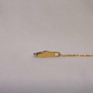 Ruby & Diamond Pendant Two Colour 18ct Gold - 18in Chain (S8514) - Image 4