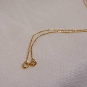 Ruby & Diamond Pendant Two Colour 18ct Gold - 18in Chain (S8514) - Image 5