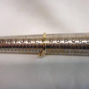 Beautiful 0.38ct Diamond Wishbone Ring 18ct Yellow Gold - Size M (S8226) - Image 9