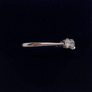 Fabulous 0.50ct Five Stone Diamond Ring 18ct White Gold - Size L 1/2 (S7504) - Image 2