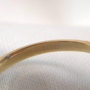 Quality Sapphire & Diamond Cluster Ring 18ct Yellow Gold - Size M 1/2 (US 6.5) (S8465) - Image 11