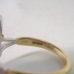 0.60ct Diamond Panel Ring 18ct Two Colour Gold - Ring Size O (US 7) - S7867 - Image 7