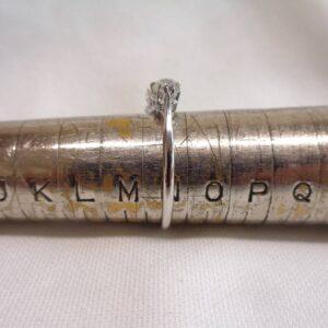 Antique 1.00ct Five Stone Diamond Ring Platinum - Size N (US 6.75) (S8549) - Image 8