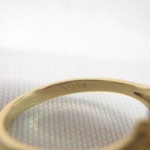 Quality Ruby & Diamond Cluster Ring 18ct Yellow Gold - Size N (US 6.75) (S8476) - Image 7